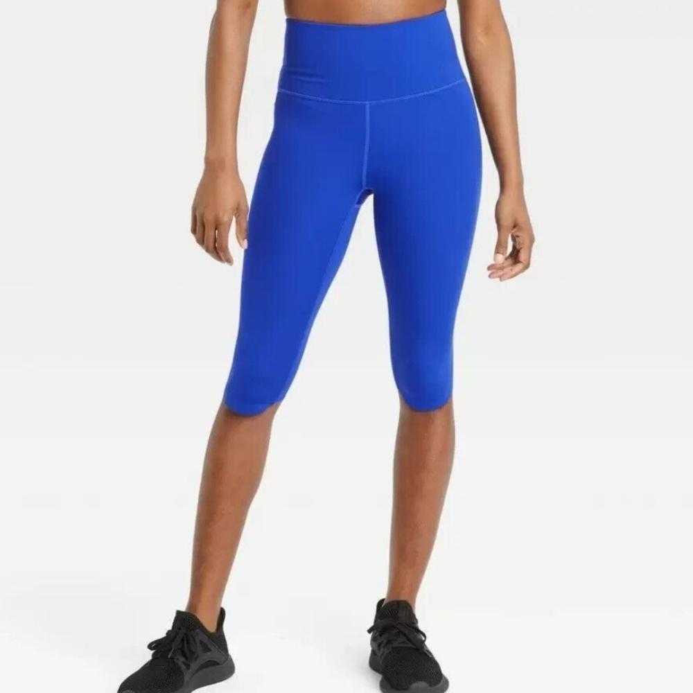 Womens Sculpt Ultra High Rise Cropped Leggings 13 All in Motion Cobalt Blue XXL